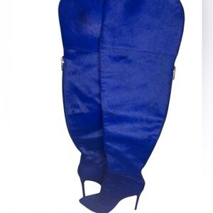 Chic Royal Blue Over-the-Knee Boots